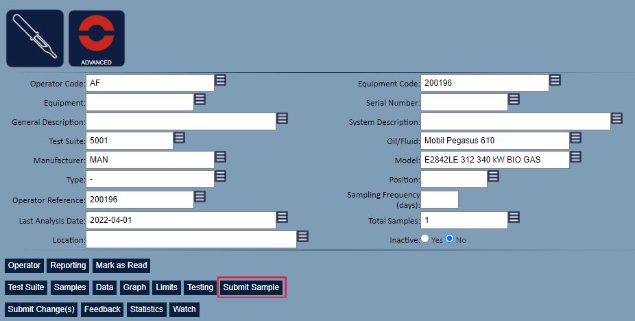 Submit Sample